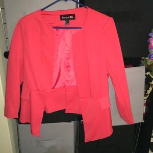 Orange blazer